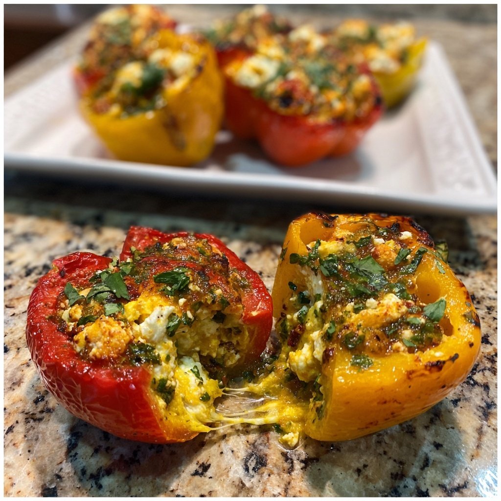 Frühstück Gefüllte Paprika