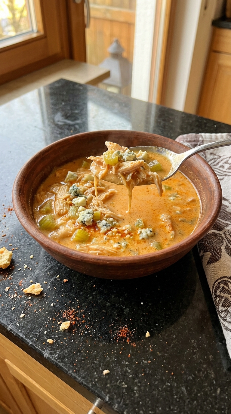 Buffalo Hähnchen Suppe Überraschung