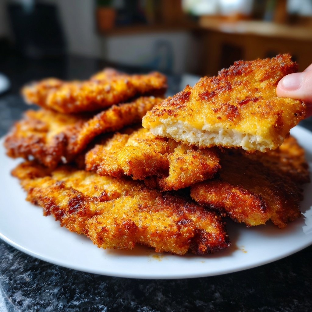 Knuspriges Air Fryer Wiener Schnitzel Rezept