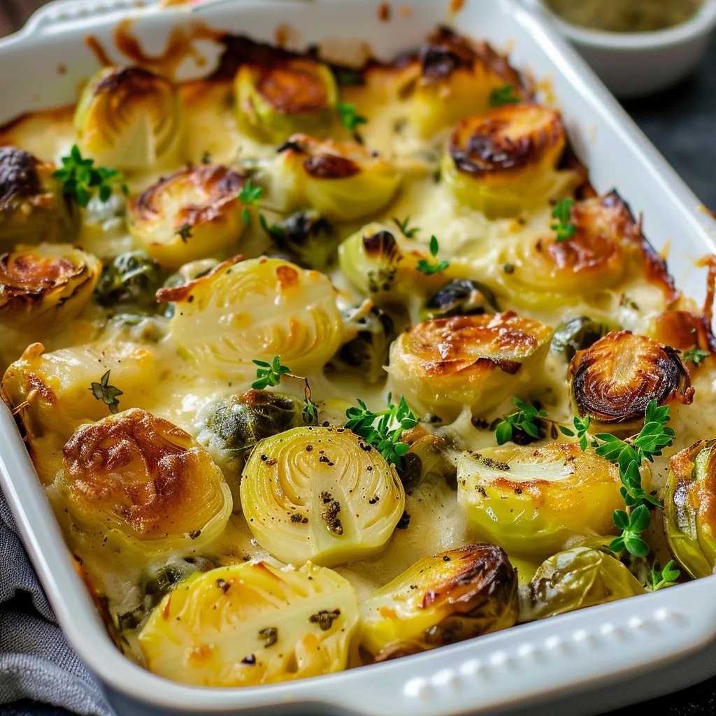 Rosenkohl-Kartoffel-Auflauf