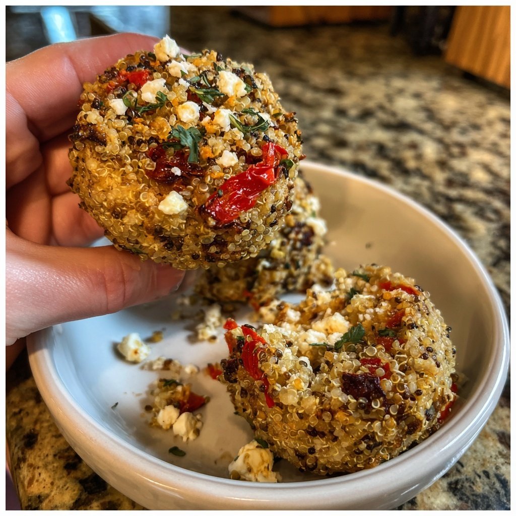 Mediterrane Quinoa Sliders