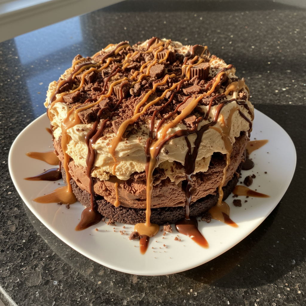 Reese’s Eiscreme Torte