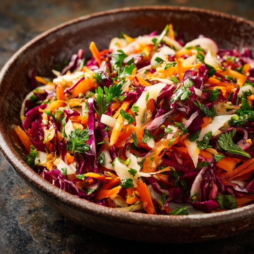 Tangy Mediterranean Slaw
