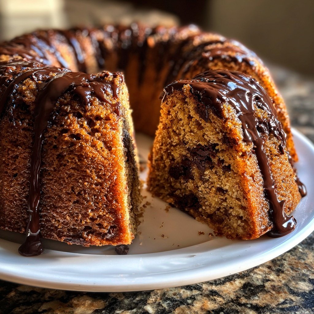 Saftiger Zucchini Schoko Kuchen