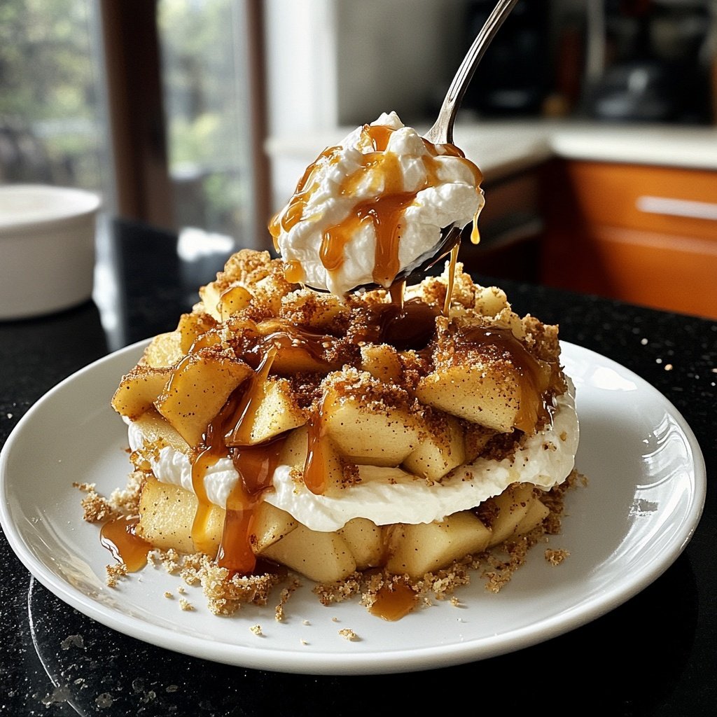 Bratapfel mit Mascarpone