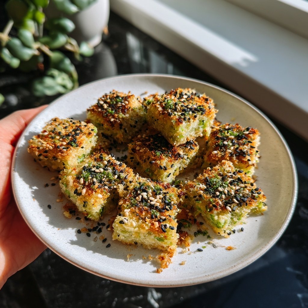 Crispy Cucumber Wasabi Bites