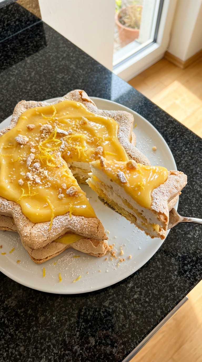 Falsche Zitronen Baiser Torte Fisch Sternzeichen