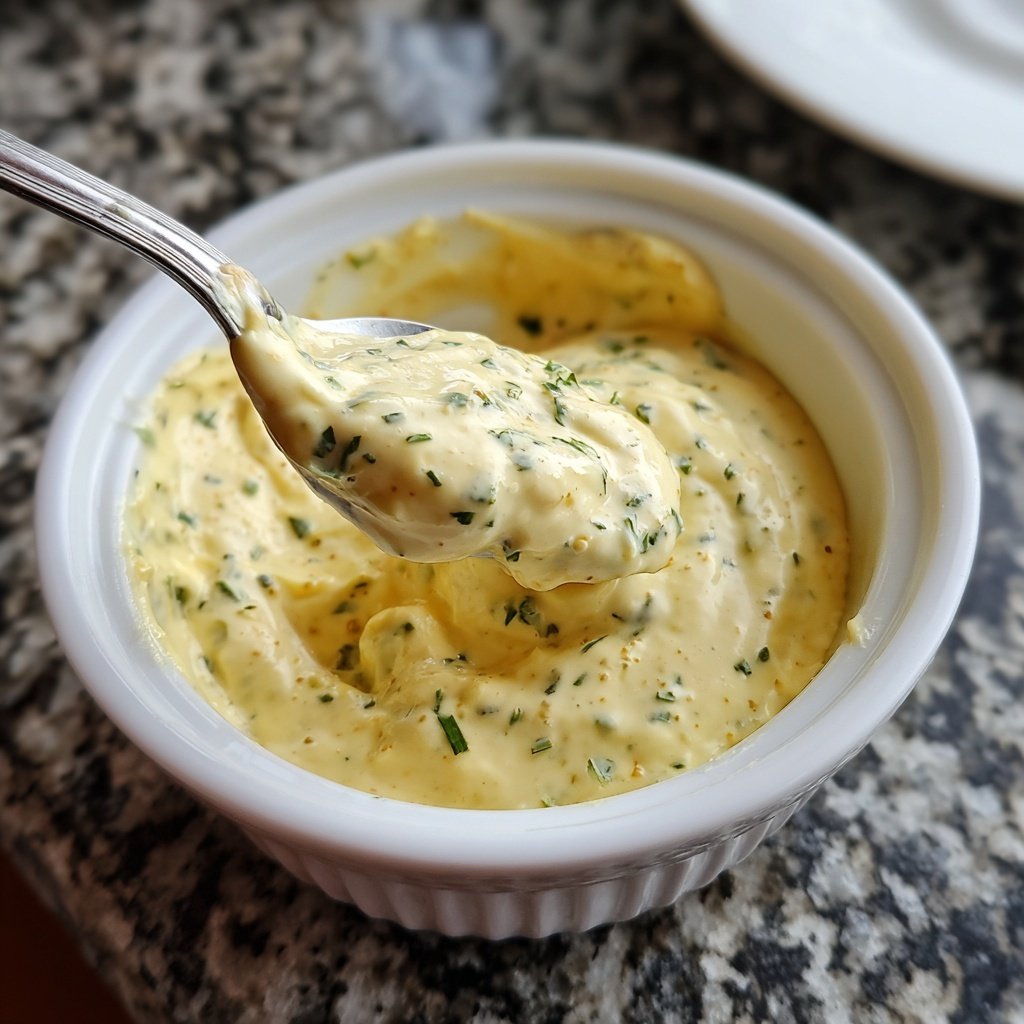 Kräuter Garten Frisch Hausgemachte Mayonnaise