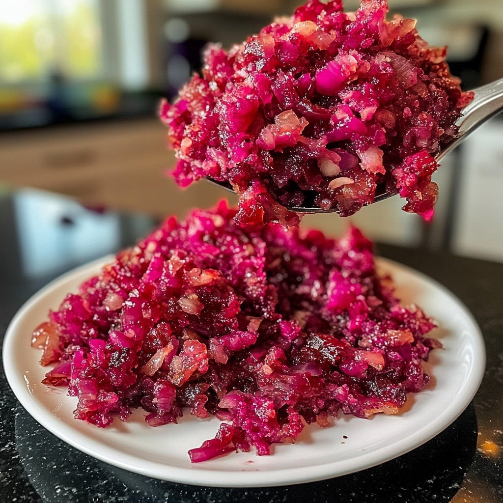 Rotkohl (deutsches Rezept für geschmorten Rotkohl)