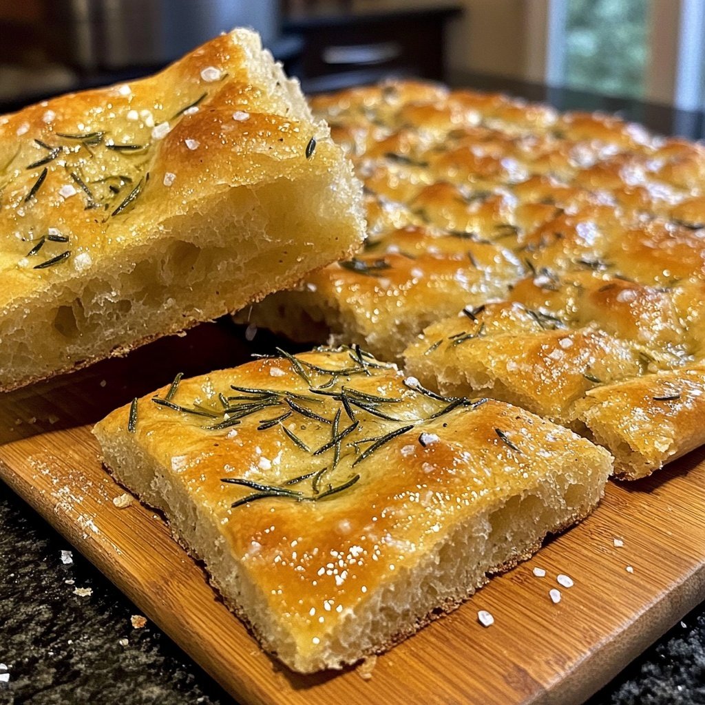 Focaccia Rosmarin Brot