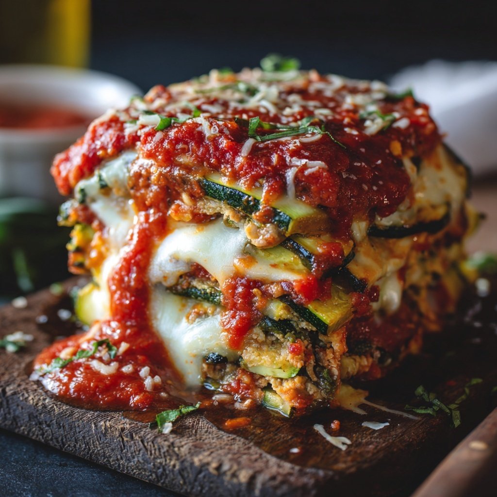 Beschleunigte Gemüse Lasagne