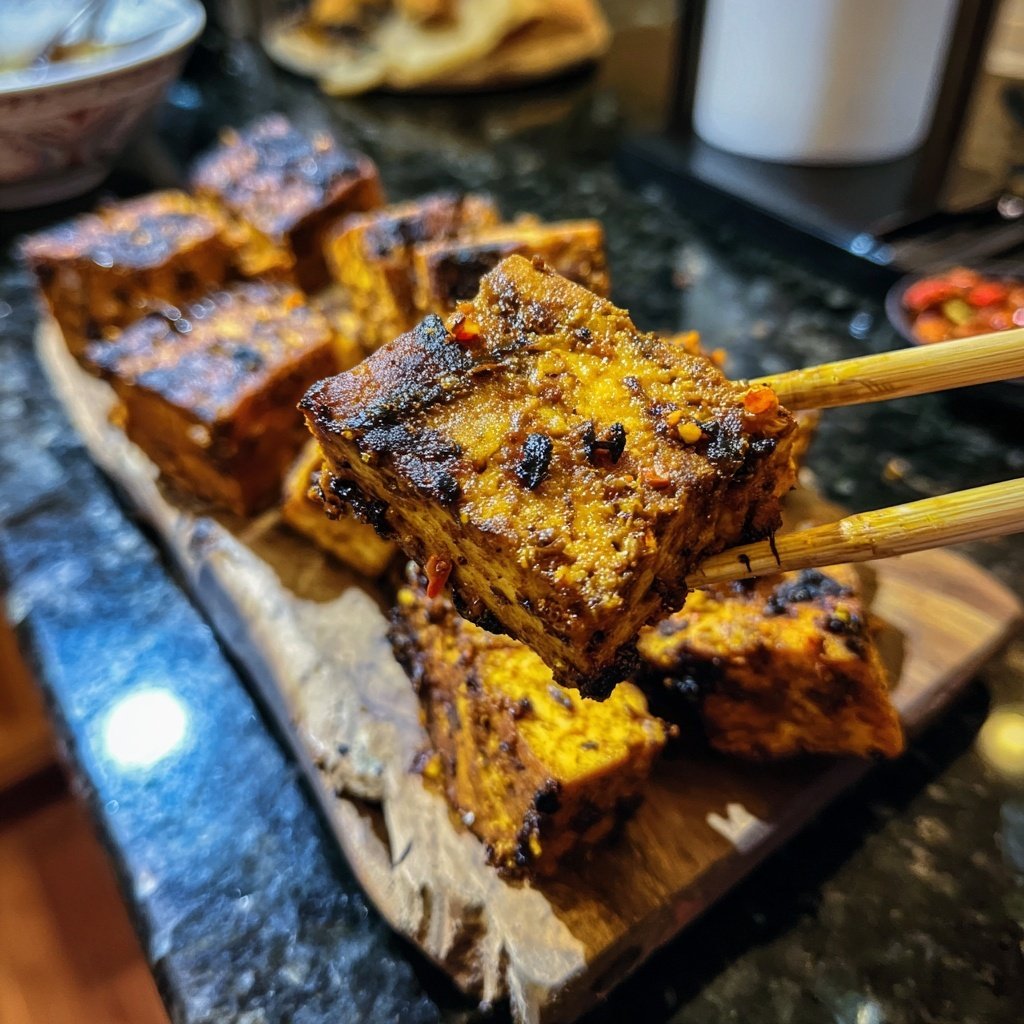 Würziger Jamaika Jerk Tofu