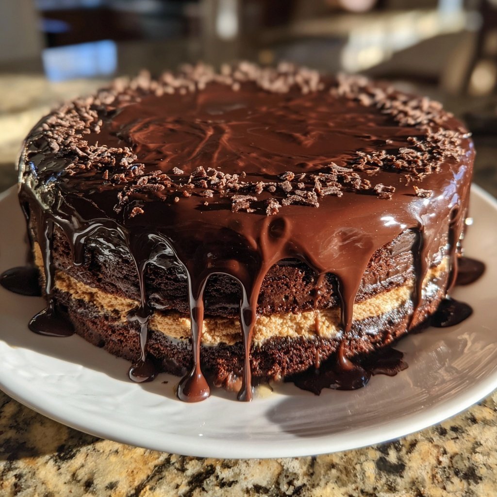 Galentine’s Schokoladen Ganache Kuchen