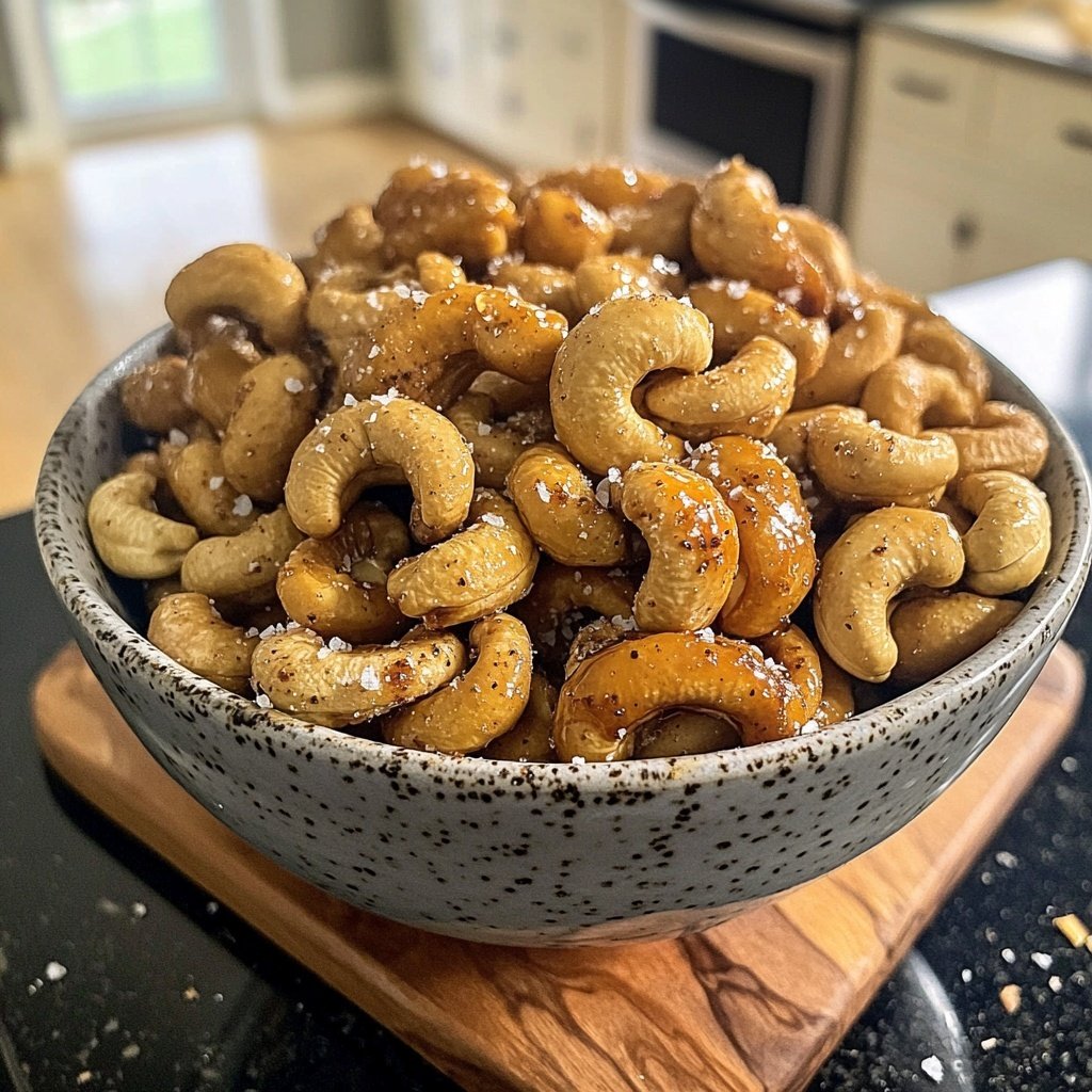 Gebrannte Cashews einfach selber machen