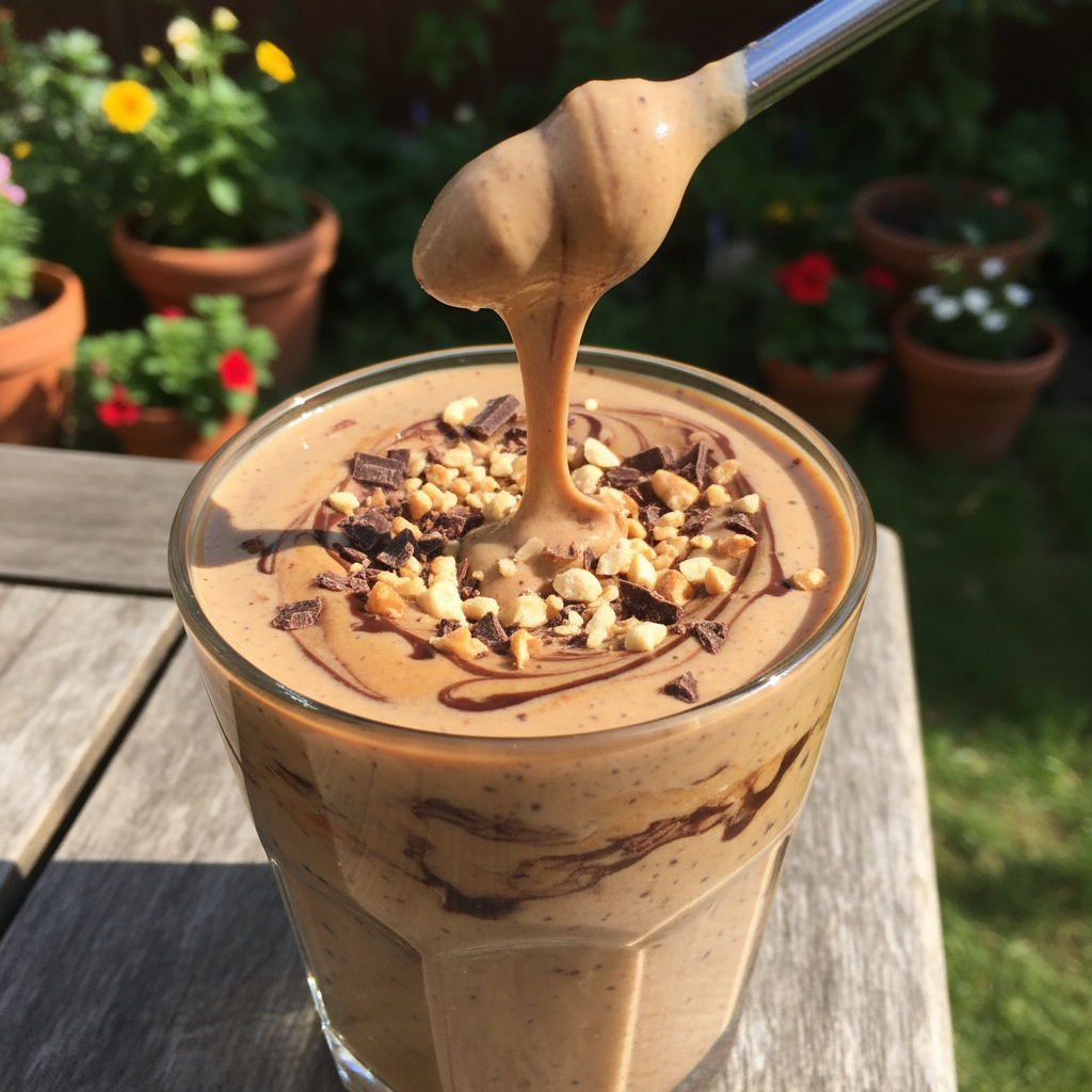 Erdnussbutter Cup Smoothie