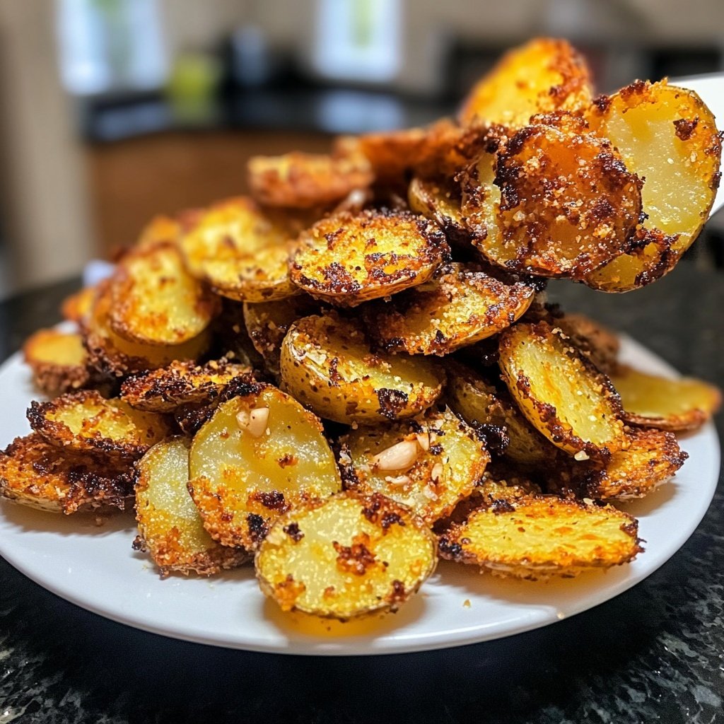 Knoblauch-Rosenkohl-Kartoffeln