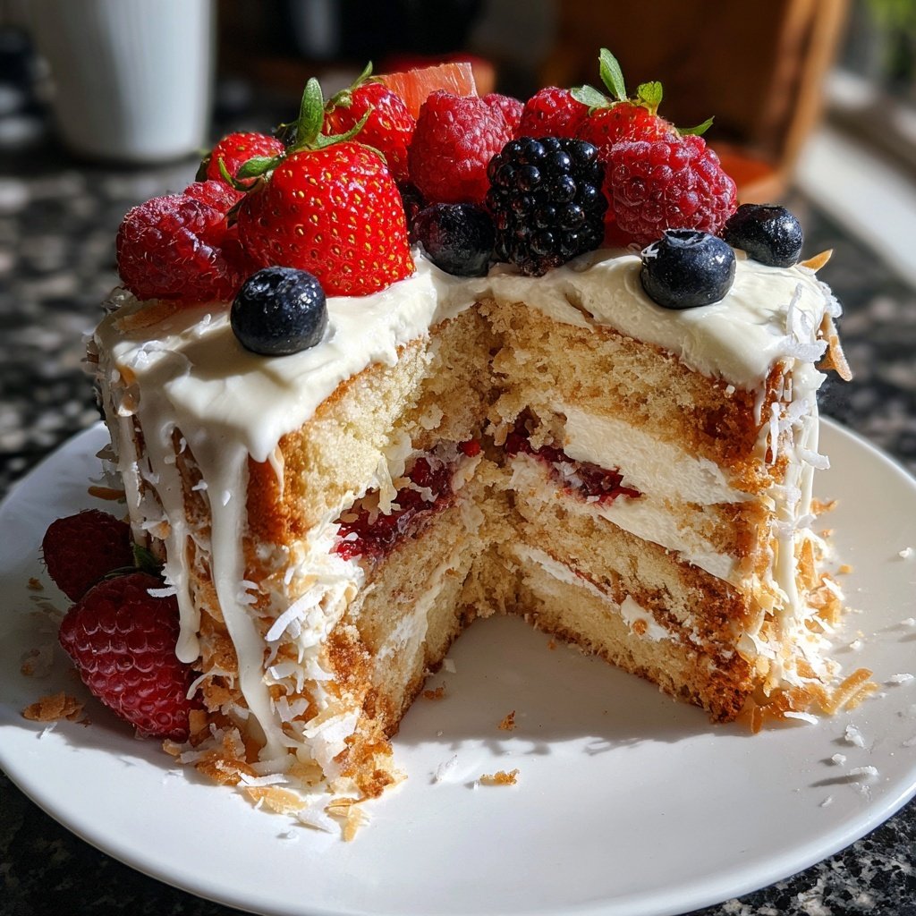 Galentine’s Kokoscreme Kuchen