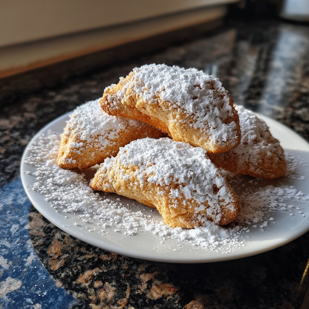 Buttrige Vanillekipferl mit Puderzuckerhaube​