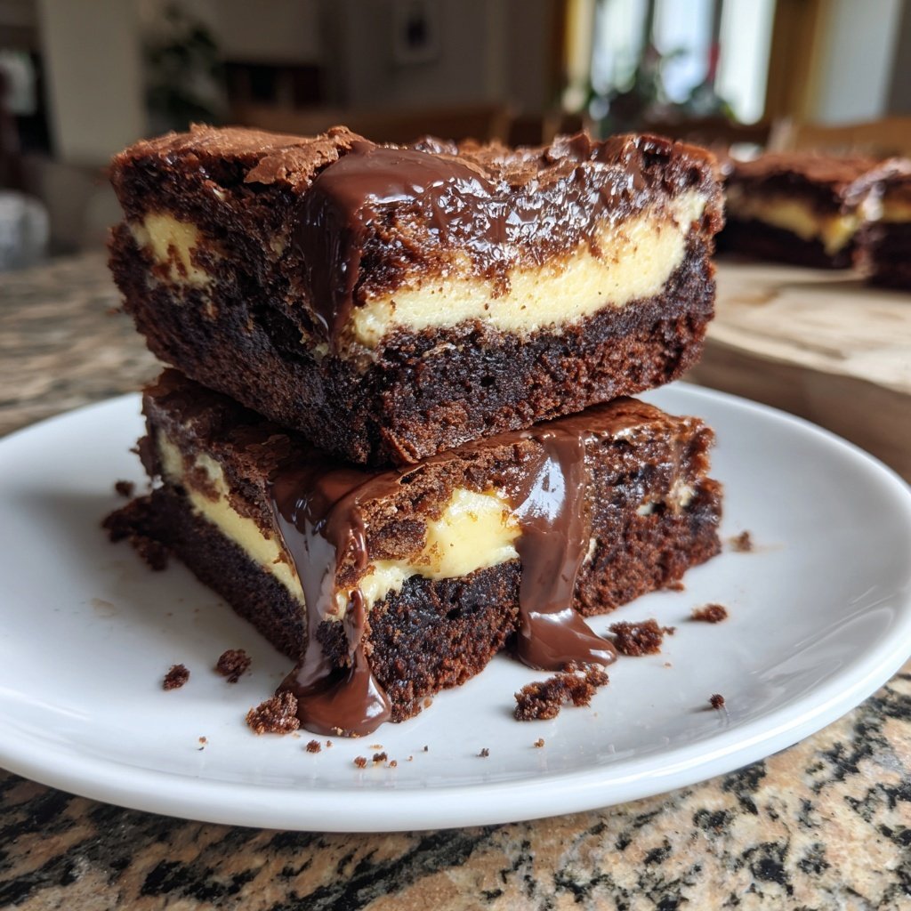 Brownie Genuss mit Topfen