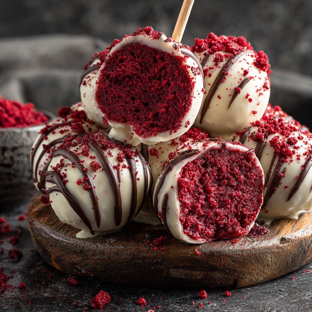 Köstliche Red Velvet Cake Pops