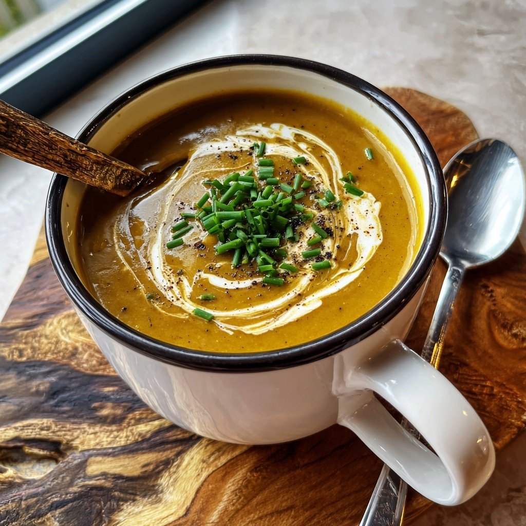 Schwarzwurzel Crème Suppe elegant